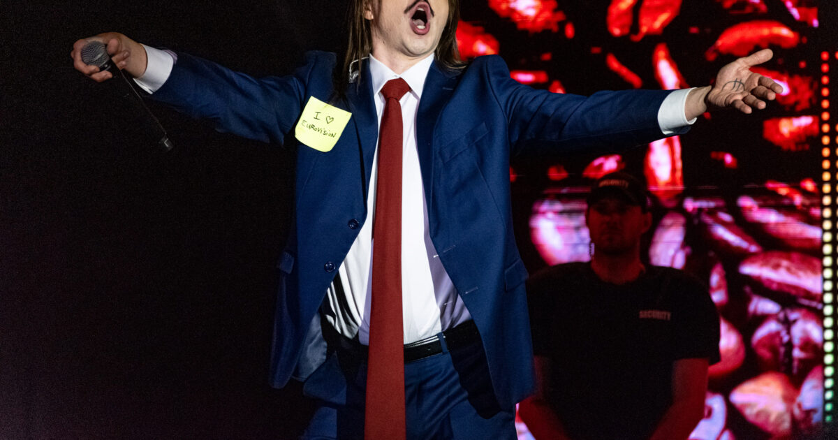 Tommy Cash (Estonia) en la PrePartyES 2025 de Madrid / Iván Trejo