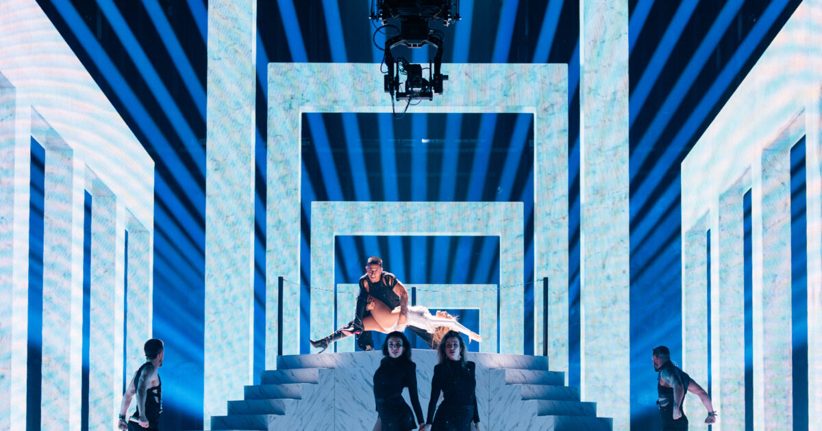 Melody (España) en su primer ensayo individual en Eurovisión 2025 / Corinne Cumming - EBU