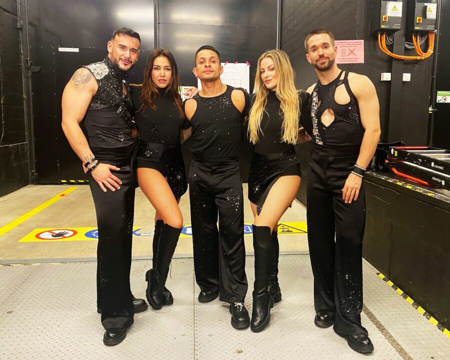 Bailarines de Melody en su primer ensayo en Eurovisión 2025 / RTVE