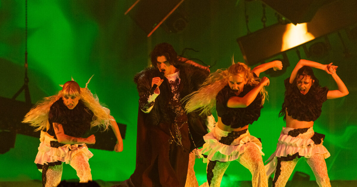 Marko Bošnjak (Croacia) en el jury show de la primera semifinal de Eurovisión 2025 / Iván Trejo