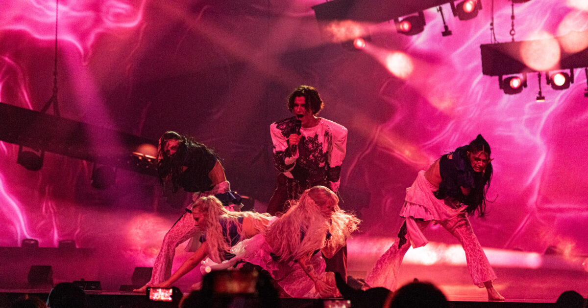 Marko Bošnjak (Croacia) en el jury show de la primera semifinal de Eurovisión 2025 / Iván Trejo