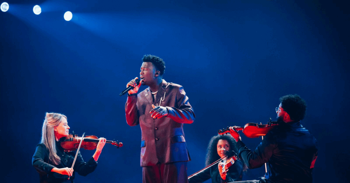 Claude (Países Bajos) en su segundo ensayo individual en Eurovisión 2025 / Sarah Louise Bennett – EBU