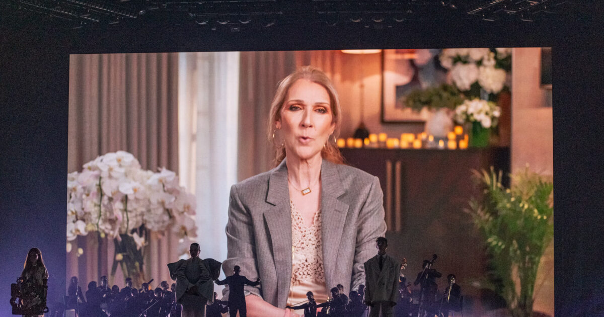 Homenaje a Céline Dion en el jury show primera semifinal de Eurovisión 2025 / Iván Trejo