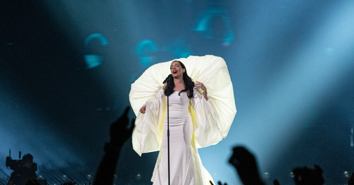 Nina Žižić (Montenegro) en el jury show de la segunda semifinal de Eurovisión 2025 / Iván Trejo