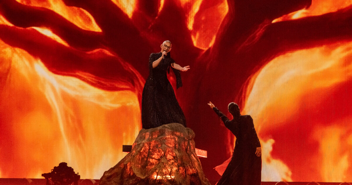 Klavdia (Grecia) en la segunda semifinal de Eurovisión 2025 / Iván Trejo