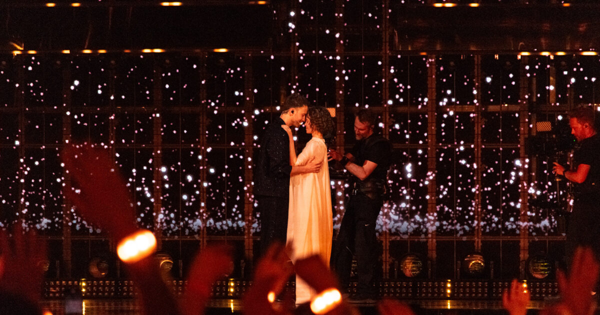 Klemen (Eslovenia) en el jury show primera semifinal de Eurovisión 2025 / Iván Trejo