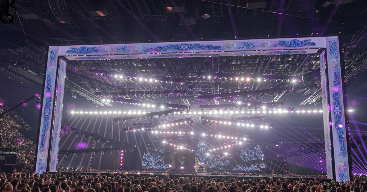 Escenario del Festival de Eurovisión 2025 en el St. Jakobshalle de Basilea / Iván Trejo