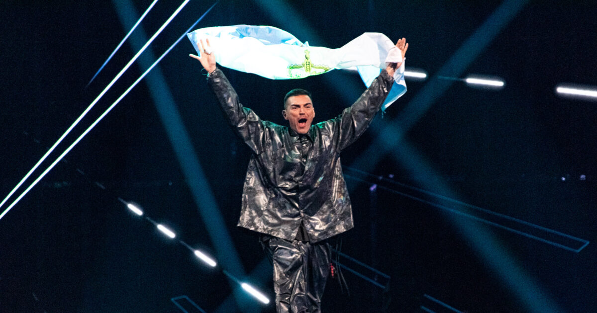 Gabry Ponte (San Marino) en el Festival de Eurovisión 2025 / Iván Trejo
