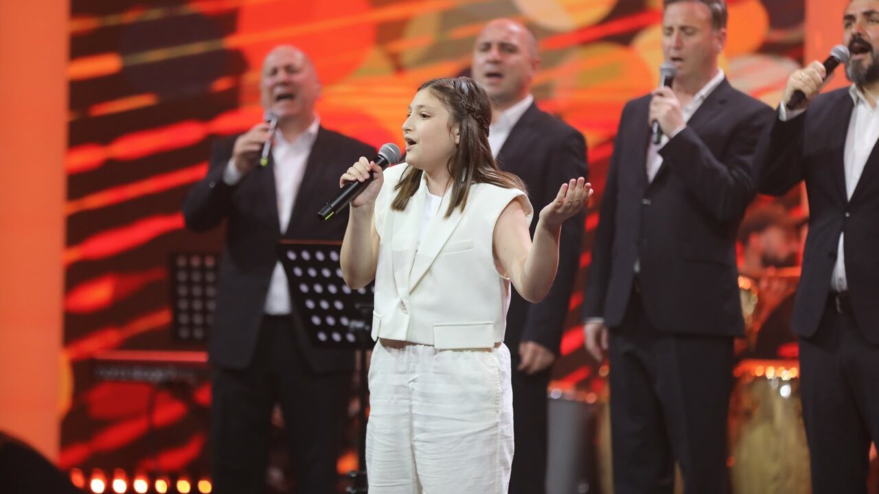 Barbara Sandikidze en la primera gala del Ranina 2025 | GPB