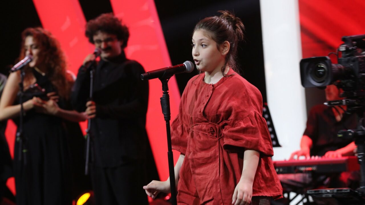 Barbara Sandikidze en la tercera gala del Ranina 2025 | GPB