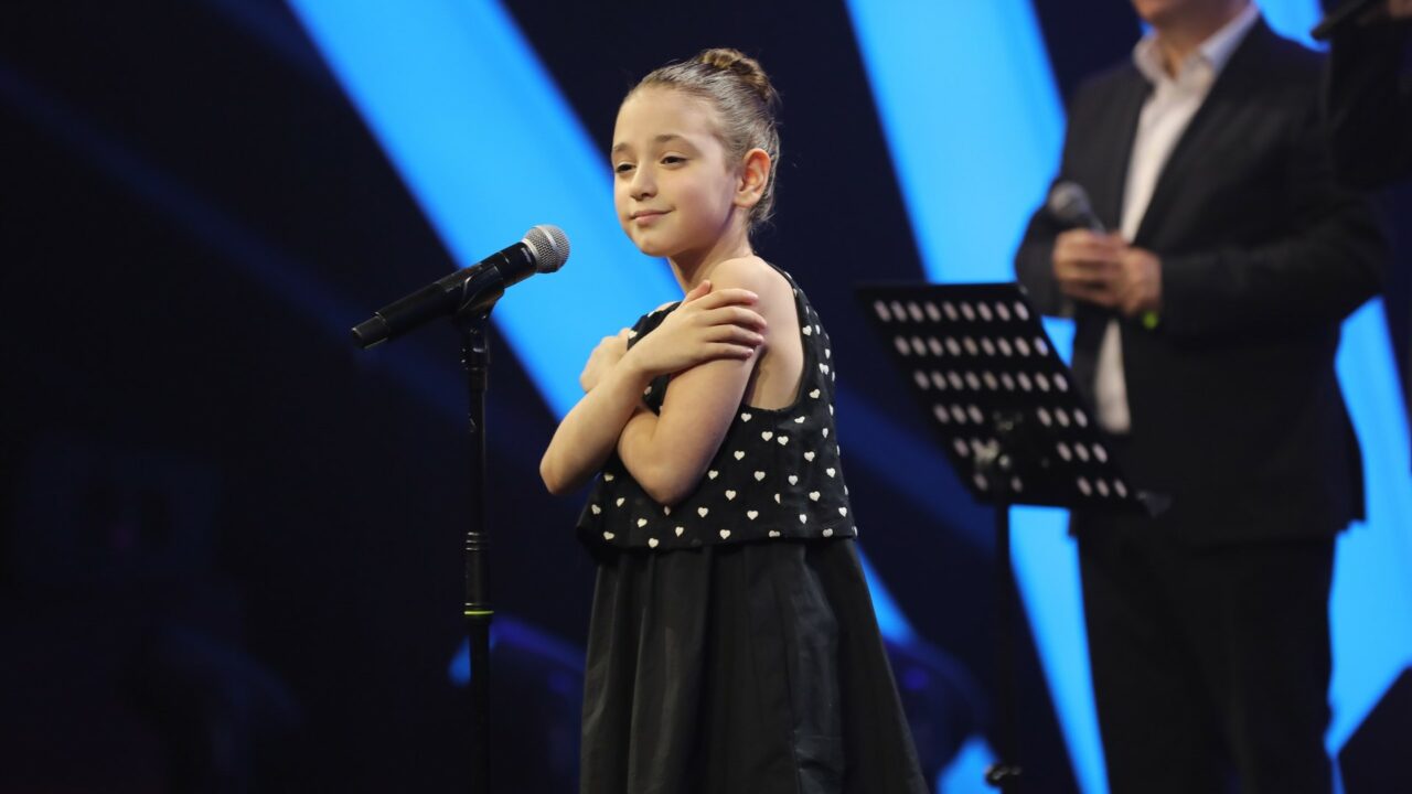 Lile Mchedlishvili en la primera gala del Ranina 2025 | GPB