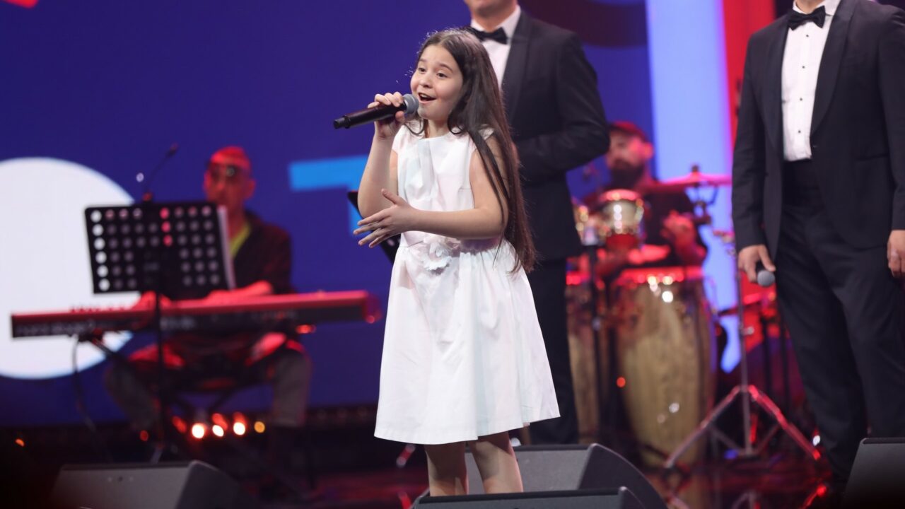 Mariam Muzashvili en la segunda gala del Ranina 2025 | GPB