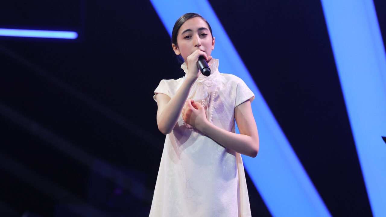 Nia Lashkhia en la segunda gala del Ranina 2025 | GPB