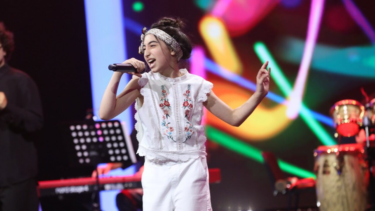 Nia Lashkhia en la cuarta gala del Ranina 2025 | GPB