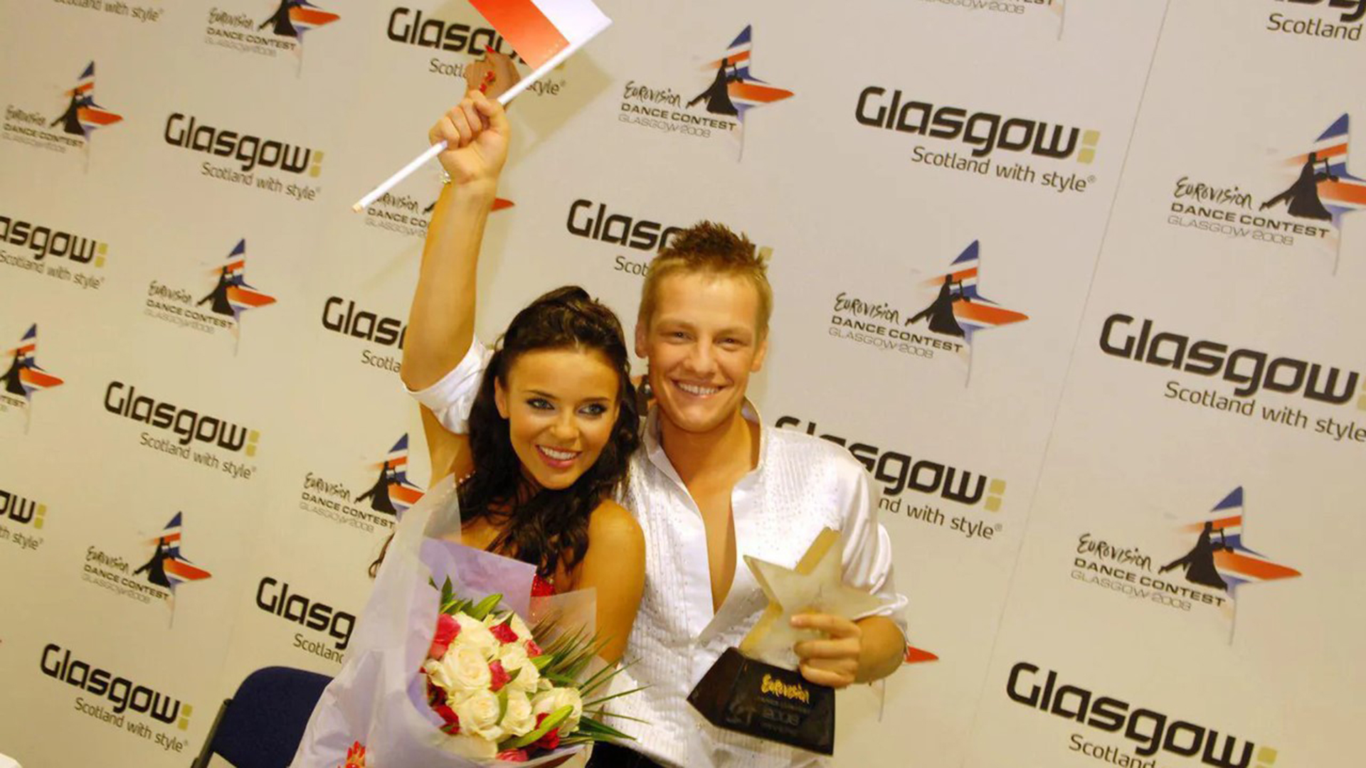 Edyta Herbuś y Marcin Mroczek (Polonia), ganadores del Festival de Eurovisión de Baile 2008 | East News - Jastrzab Post