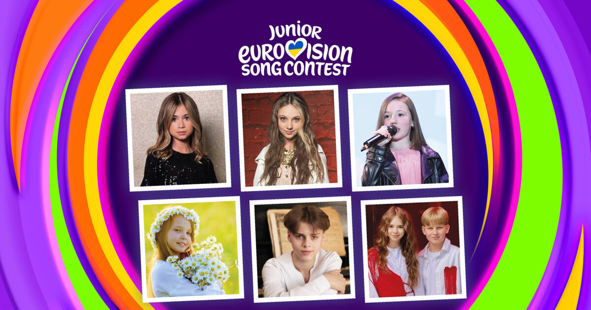 Finalistas de la preselección ucraniana para Eurovisión Junior 2025 | UA:PBC