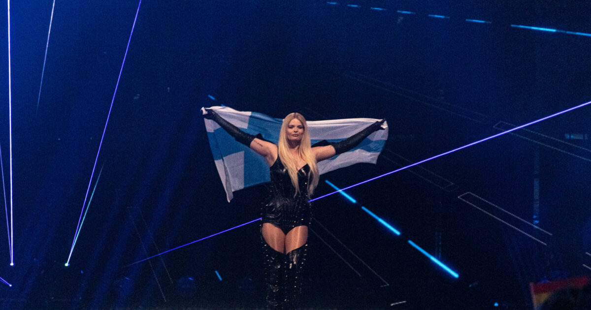 Erika Vikman (Finlandia) en el Festival de Eurovisión 2025 / Iván Trejo