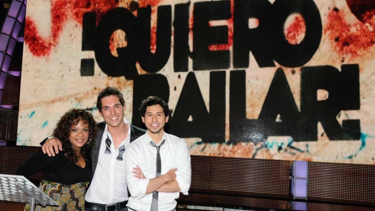 María Torres, Josep Lobató y Nick Flórez, en el plató de ‘’¡Quiero Bailar!’ | RTVE - Gestmusic