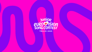 Descubre la imagen gráfica oficial de Eurovisión Junior 2025 bajo el lema genérico “United By Music”