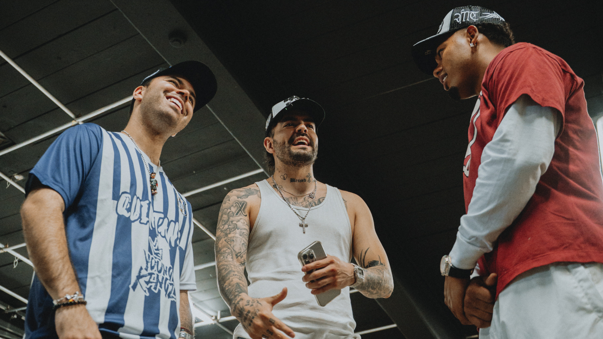 Myke Towers, Kris R y Alemán | Imagen: Baez, Be The One