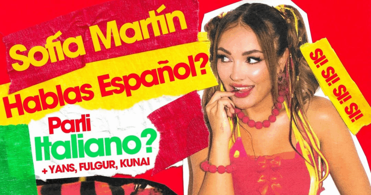 Sofía Martín lanza la versión italiana de «Hablas Español?» bajo el título «Parli Italiano?»