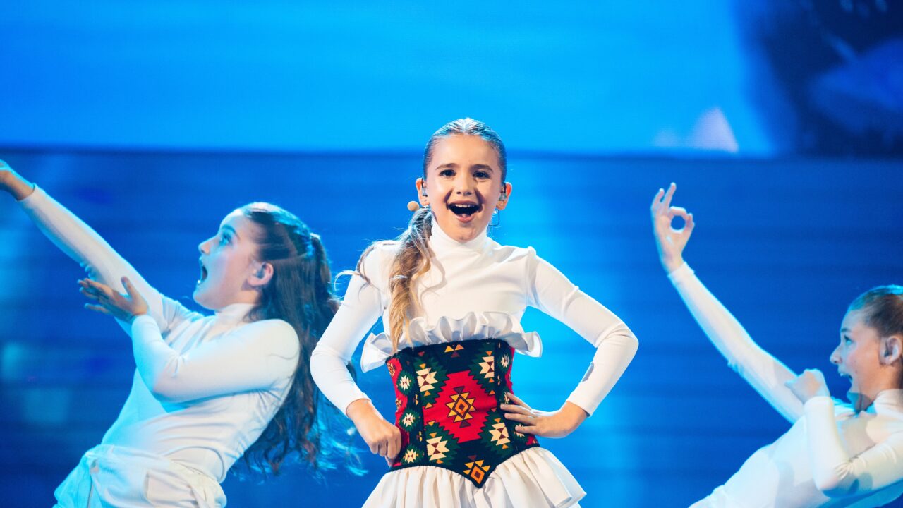 Kroni Pula, representante de Albania en Eurovisión Junior 2025 | Imagen: Corinne Cumming - EBU