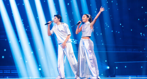 Galería: Repasa todas las fotografías del primer ensayo individual de Rafaella Panteli y Christos Georgiou (Chipre) en Eurovisión Junior 2025