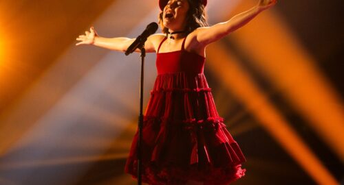 Galería: Lou Deleuze (Francia) realiza su primer ensayo individual en Eurovisión Junior 2025