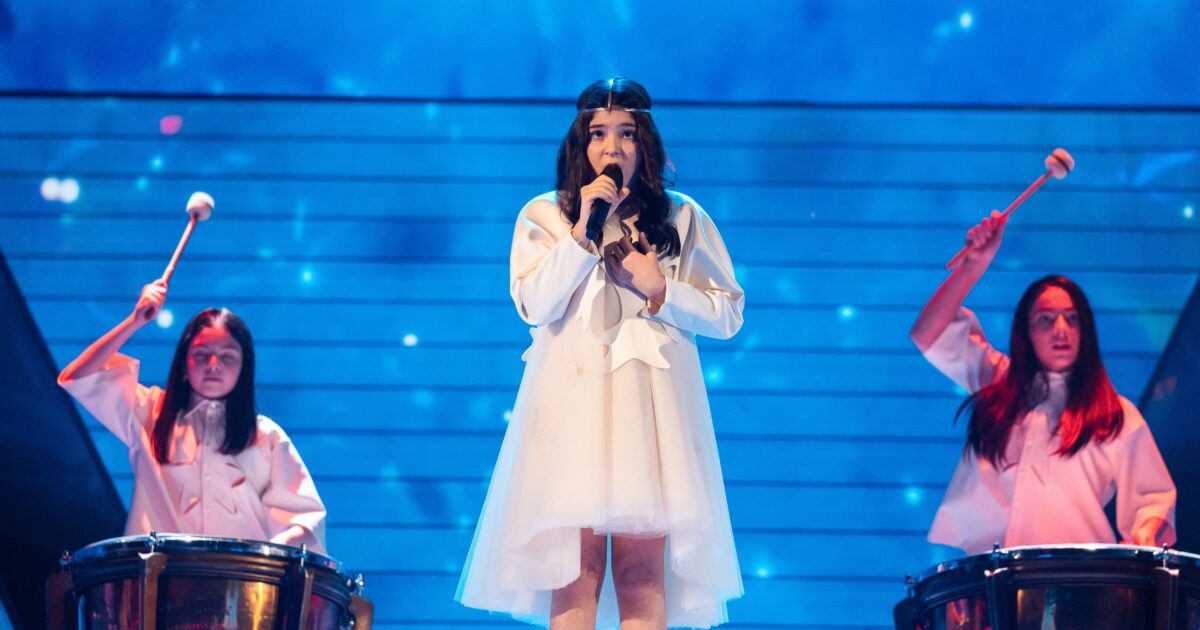 Anita Abgariani, representante de Georgia en Eurovisión Junior 2025 | Imagen: Corinne Cumming - EBU