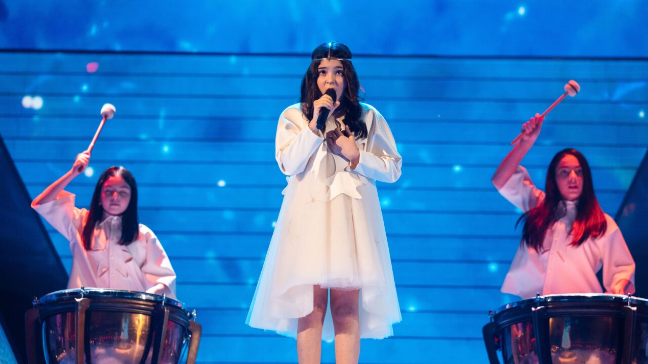Anita Abgariani, representante de Georgia en Eurovisión Junior 2025 | Imagen: Corinne Cumming - EBU