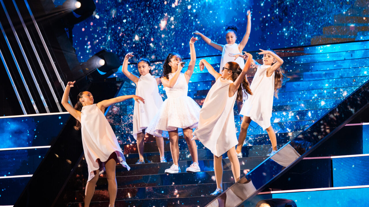 Eliza Borg (Malta) en su primer ensayo individual en Eurovisión Junior 2025 | Imagen: Corinne Cumming - EBU