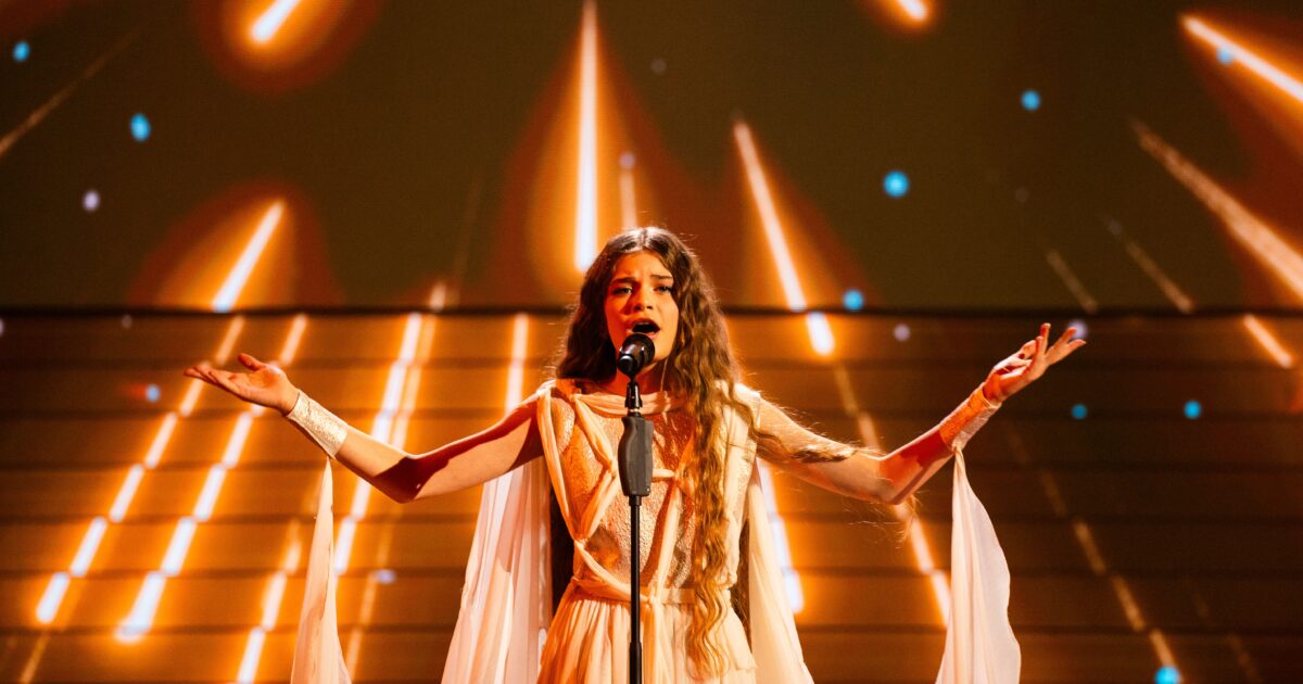 Nela Mancheska, representante de Macedonia del Norte en Eurovisión Junior 2025 | Imagen: Corinne Cumming - EBU