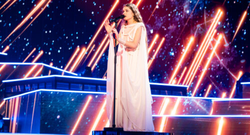 Galería: Así ha sido el primer ensayo individual de Nela Mancheska (Macedonia del Norte) en Eurovisión Junior 2025