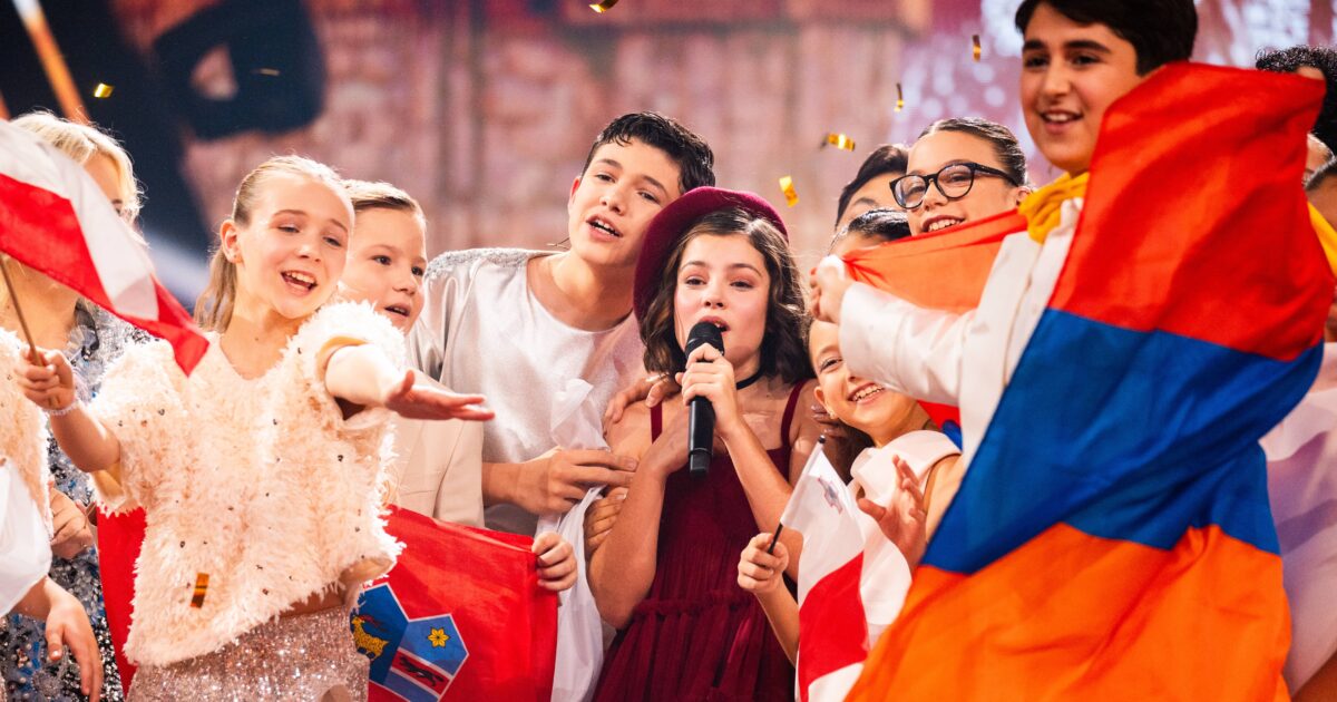 Lou Deleuze (Francia), ganadora de Eurovisión junior 2025 | Imagen: Corinne Cumming - EBU