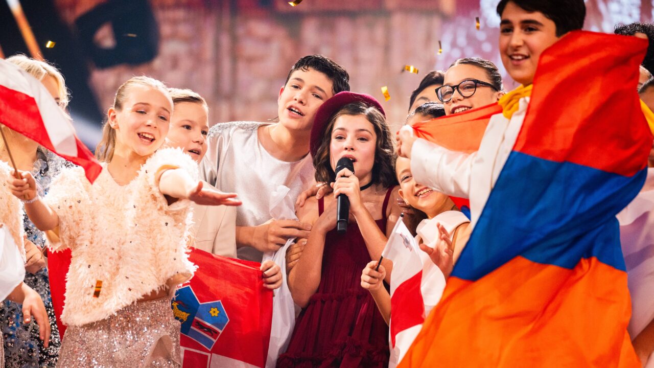 Lou Deleuze (Francia), ganadora de Eurovisión junior 2025 | Imagen: Corinne Cumming - EBU