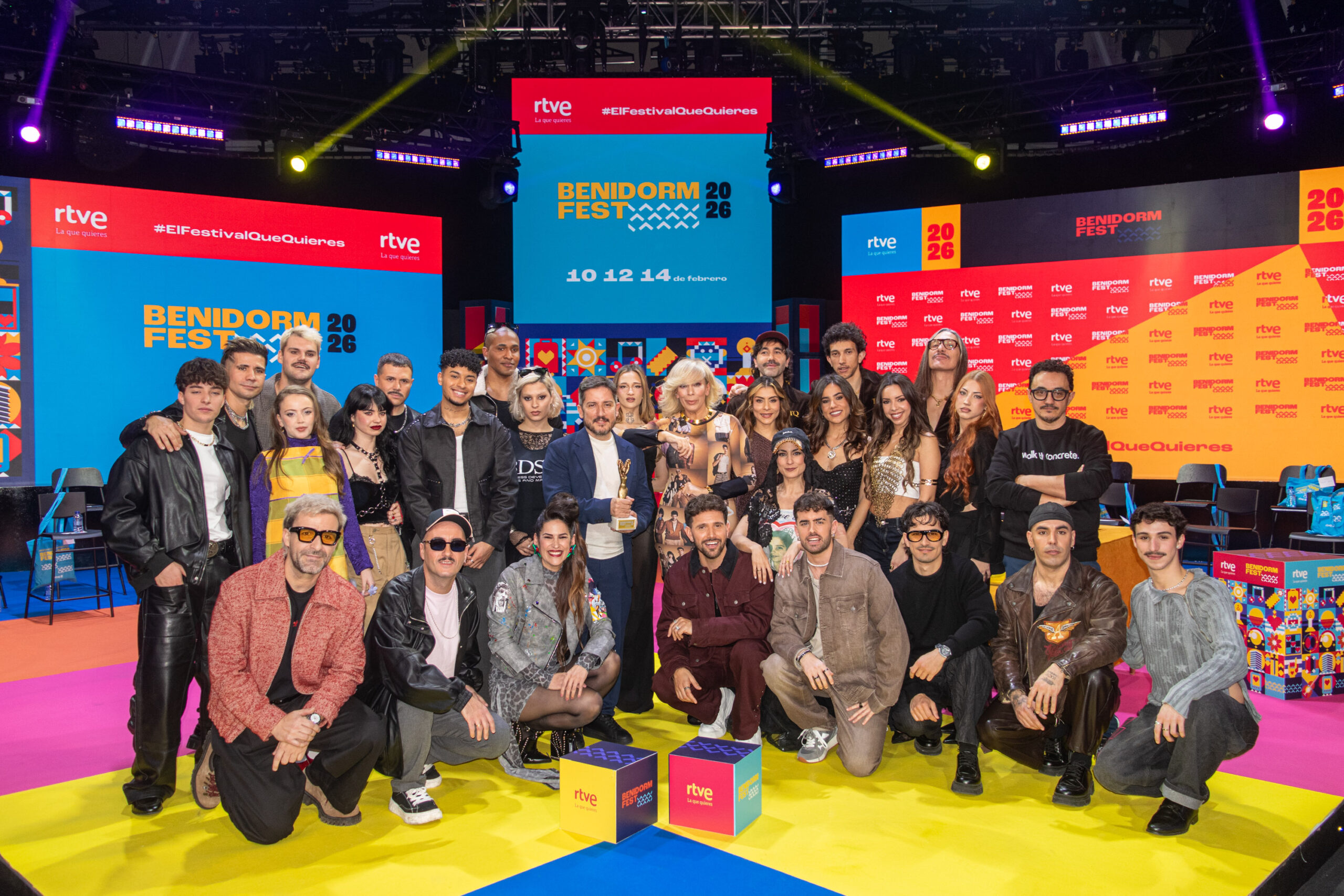 Participantes del Benidorm Fest 2026 | Fotografía: Iván Trejo