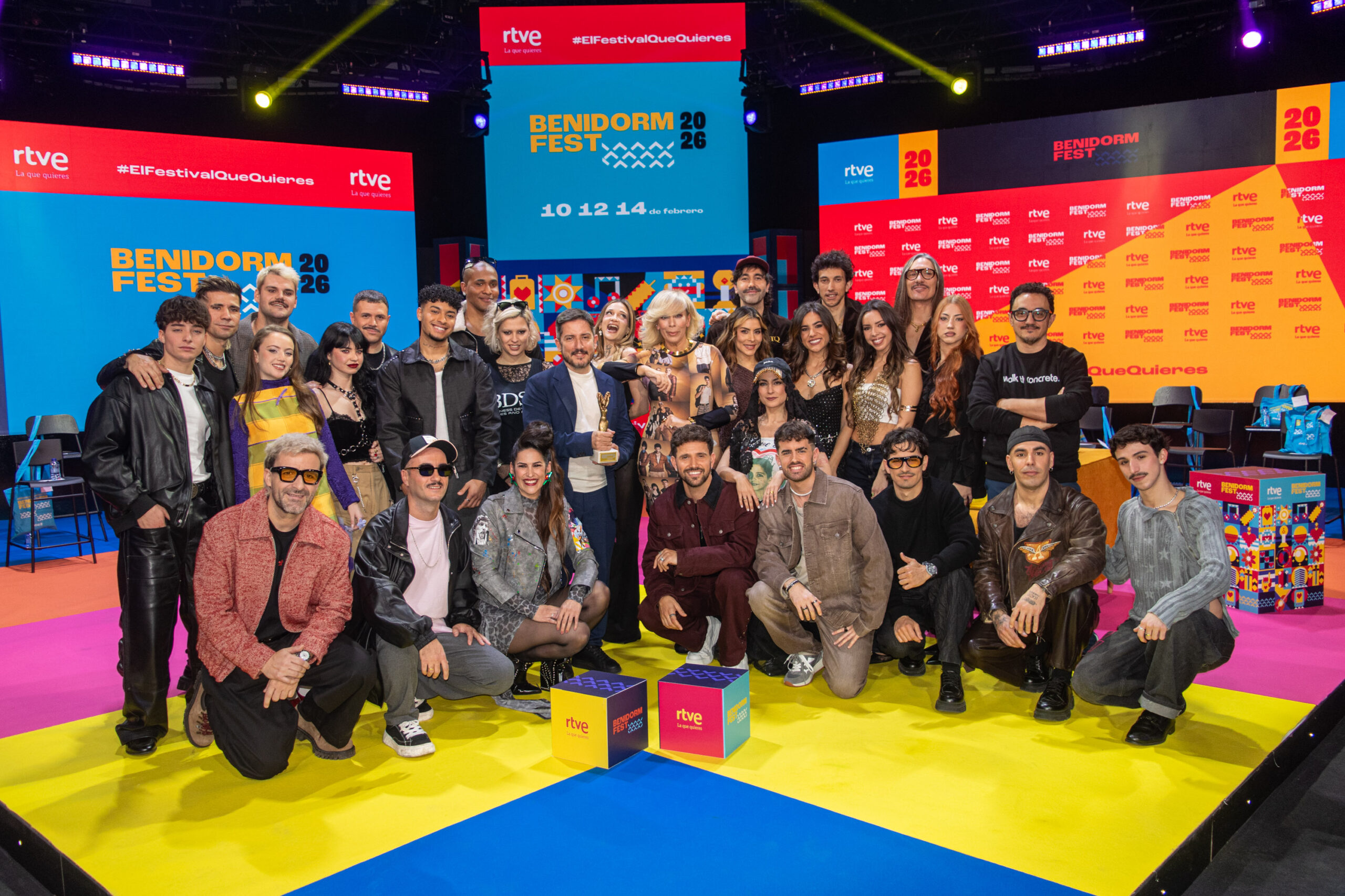 Participantes del Benidorm Fest 2026 | Fotografía: Iván Trejo