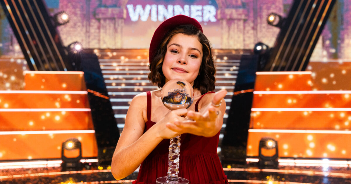 Lou Deleuze (Francia), ganadora de Eurovisión junior 2025 | Imagen: Corinne Cumming - EBU