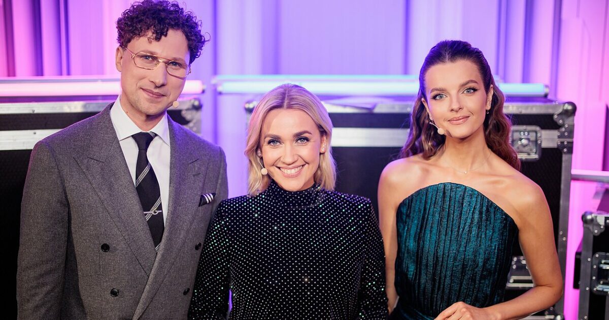 Rimvydas Černiauskas, Eglė Kernagytė y Gabrielė Martirosian / V. Raupelio - LRT