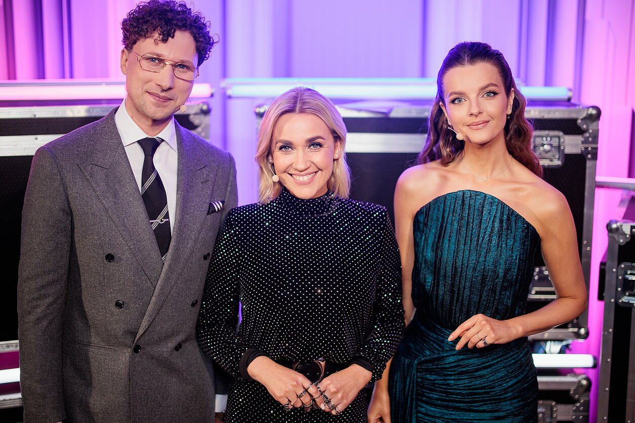 Rimvydas Černiauskas, Eglė Kernagytė y Gabrielė Martirosian / V. Raupelio - LRT