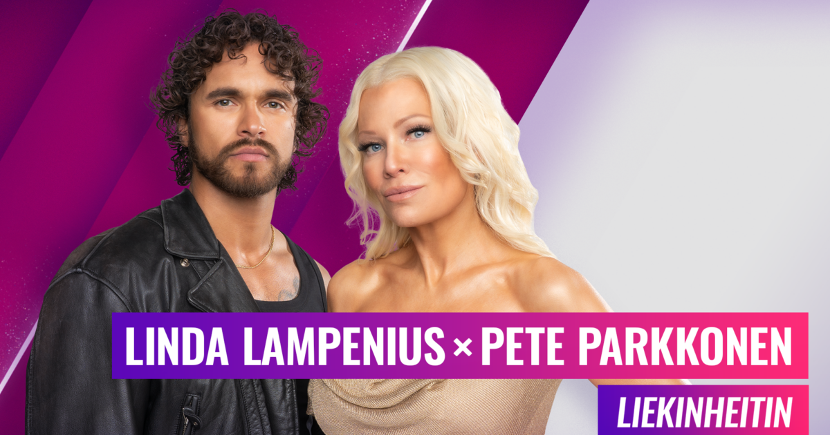 Linda Lampenius x Pete Parkkonen, participantes del UMK 2026 | Foto: Yle / Miska Voinoff
