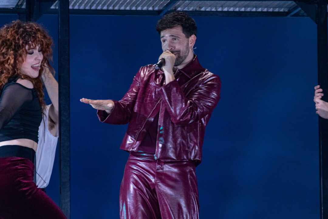 Dani J en la gran final del Benidorm Fest 2026, Palau d’Esports l’Illa de Benidorm | Foto: Iván Trejo