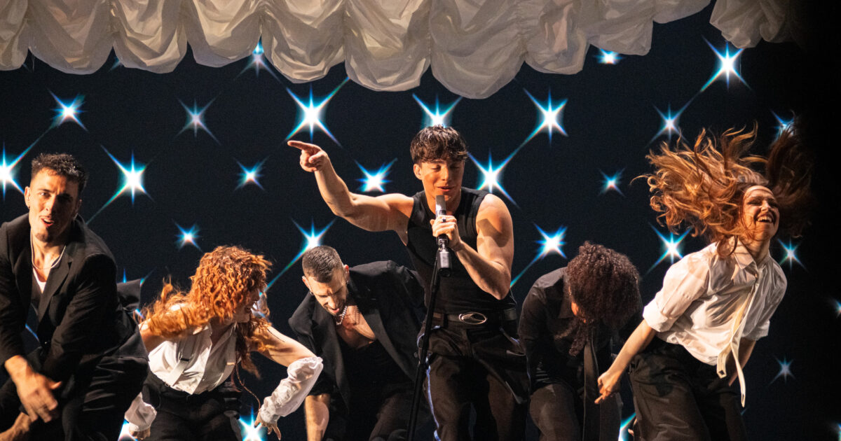 Izan Llunas en la gran final del Benidorm Fest 2026, Palau d’Esports l’Illa de Benidorm | Foto: Iván Trejo