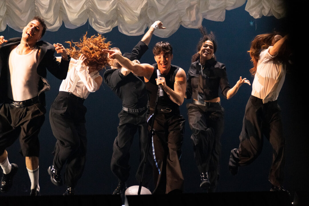 Izan Llunas en la gran final del Benidorm Fest 2026, Palau d’Esports l’Illa de Benidorm | Foto: Iván Trejo