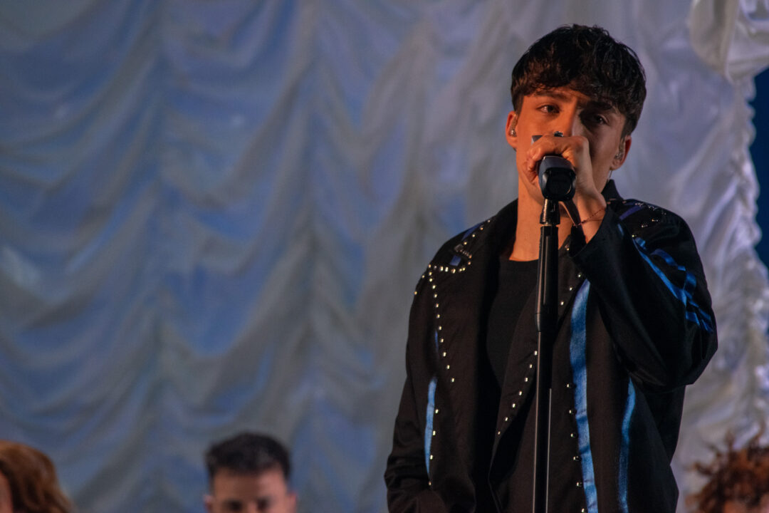 Izan Llunas en la gran final del Benidorm Fest 2026, Palau d’Esports l’Illa de Benidorm | Foto: Iván Trejo