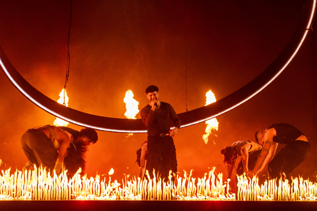 Kenneth en la gran final del Benidorm Fest 2026, Palau d’Esports l’Illa de Benidorm | Foto: Iván Trejo
