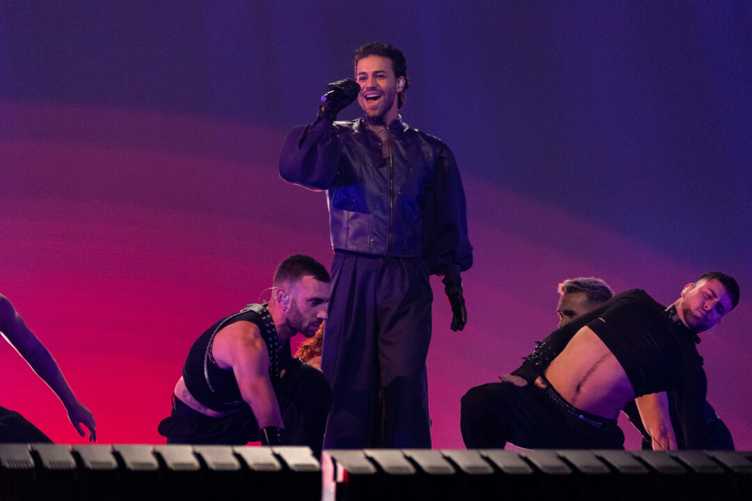 Agoney en la gran final del Benidorm Fest 2026, Palau d’Esports l’Illa de Benidorm | Foto: Iván Trejo