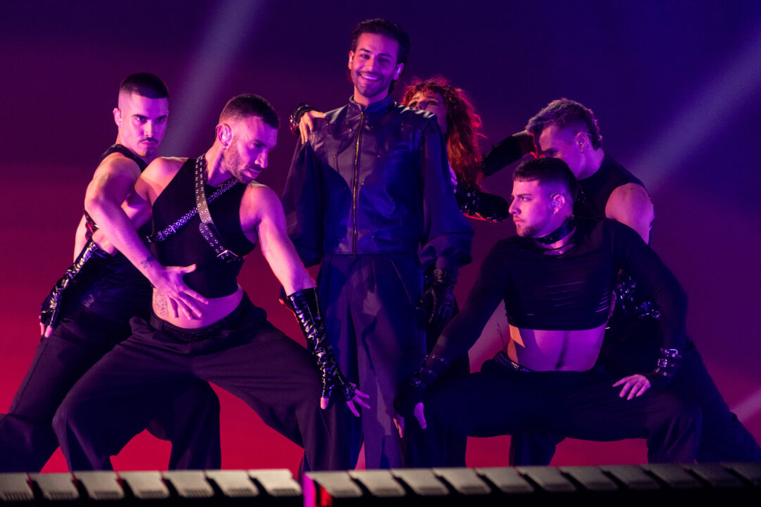 Agoney en la gran final del Benidorm Fest 2026, Palau d’Esports l’Illa de Benidorm | Foto: Iván Trejo