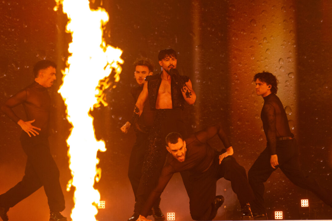 Jorge González en la gran final del Benidorm Fest 2026, Palau d’Esports l’Illa de Benidorm | Foto: Iván Trejo