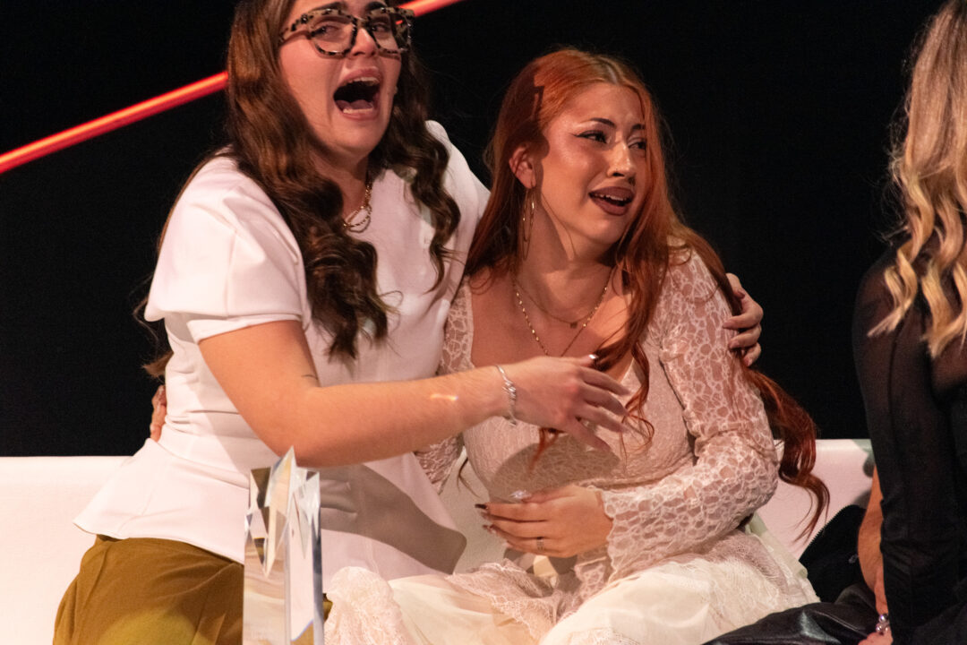 Tony Grox & LUCYCALYS, ganadores del Benidorm Fest 2026, Palau d’Esports l’Illa de Benidorm | Foto: Iván Trejo